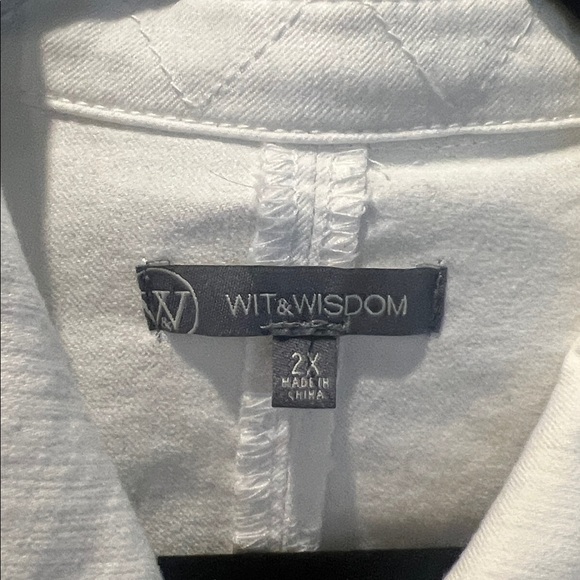 Wit & Wisdom Denim Peplum Jacket - Picture 8 of 8